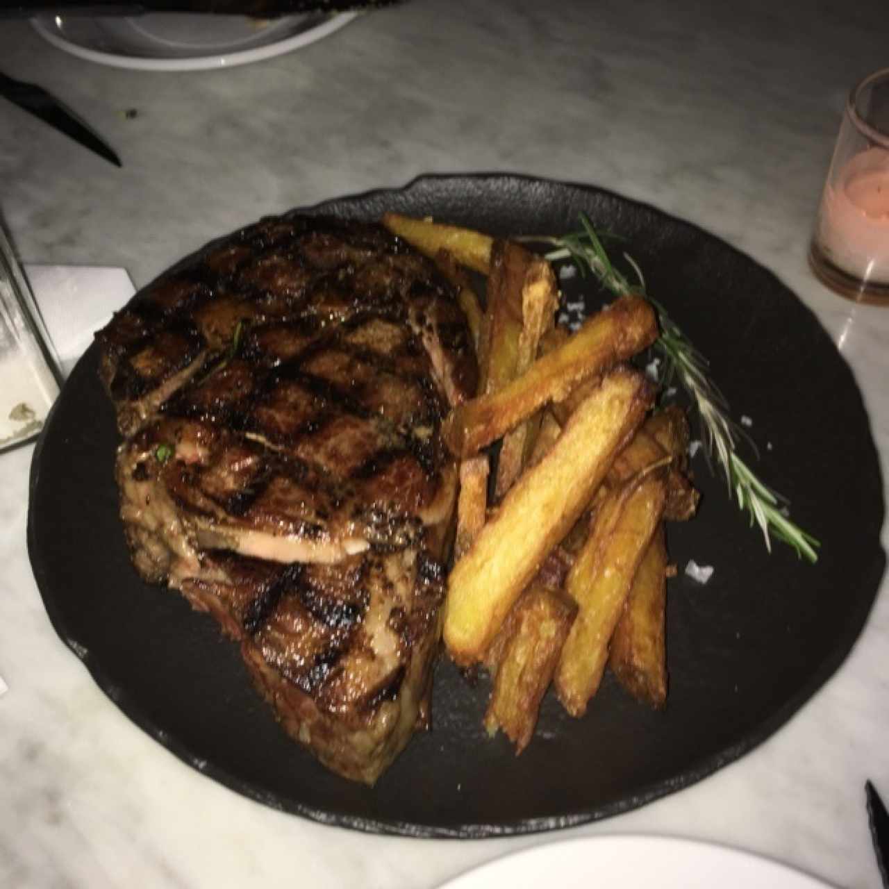 ribeye w fries