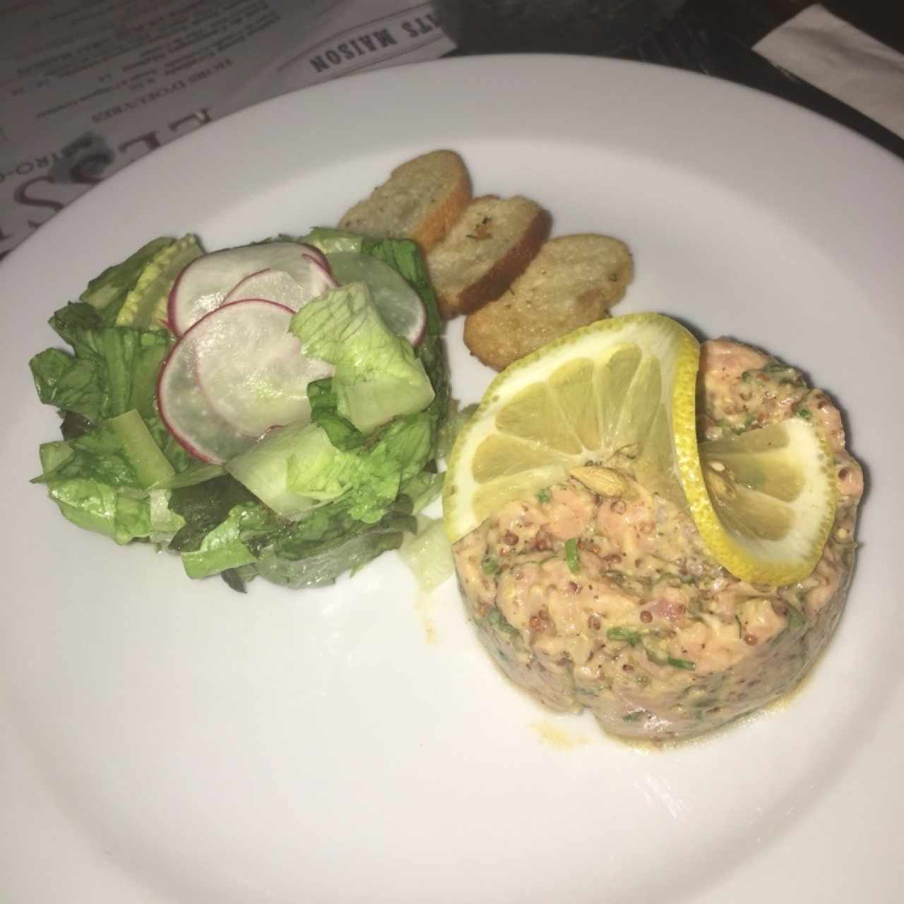 tartar de salmon