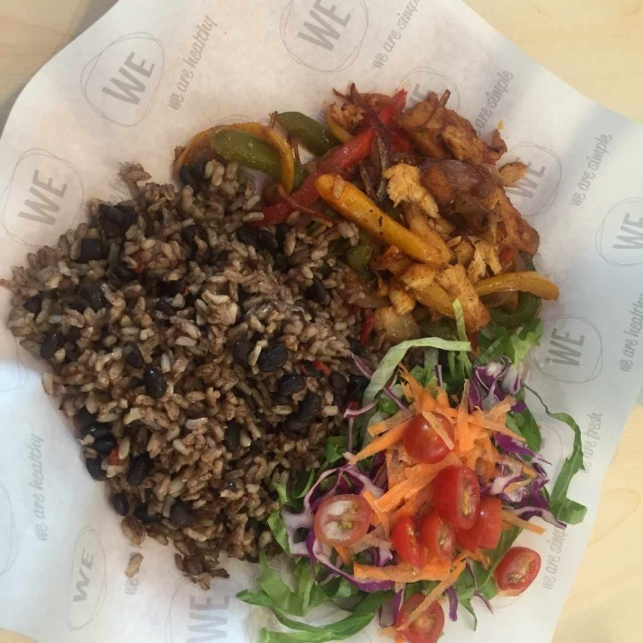 Fajita + Gallo pinto