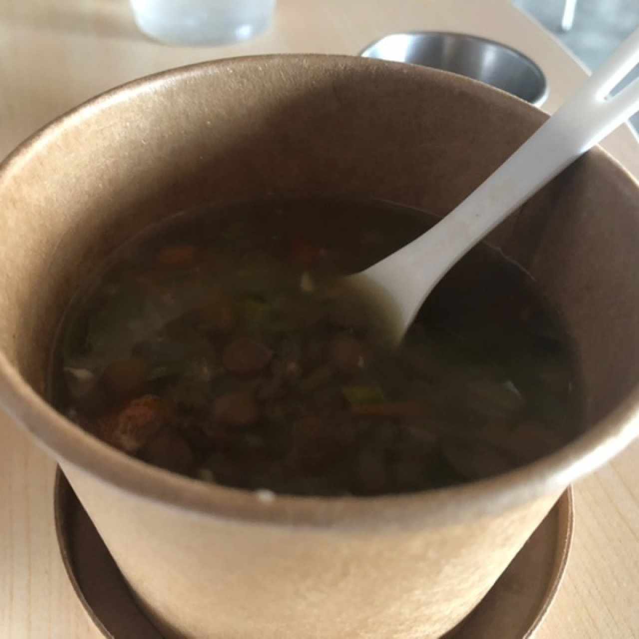 sopa de lentejas