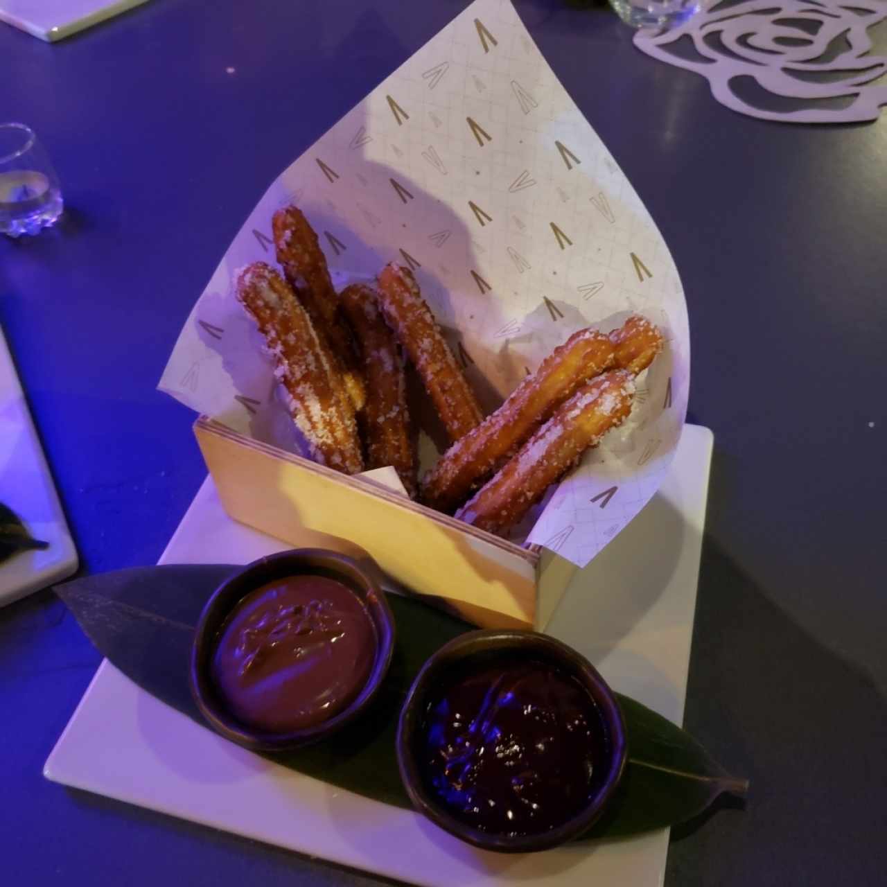 churros con chocolate