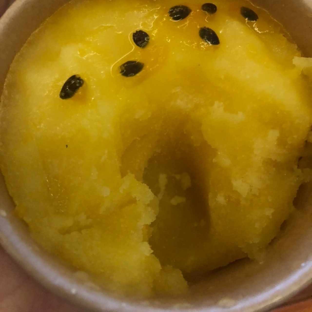 Maracuya “helado” de agua 😡