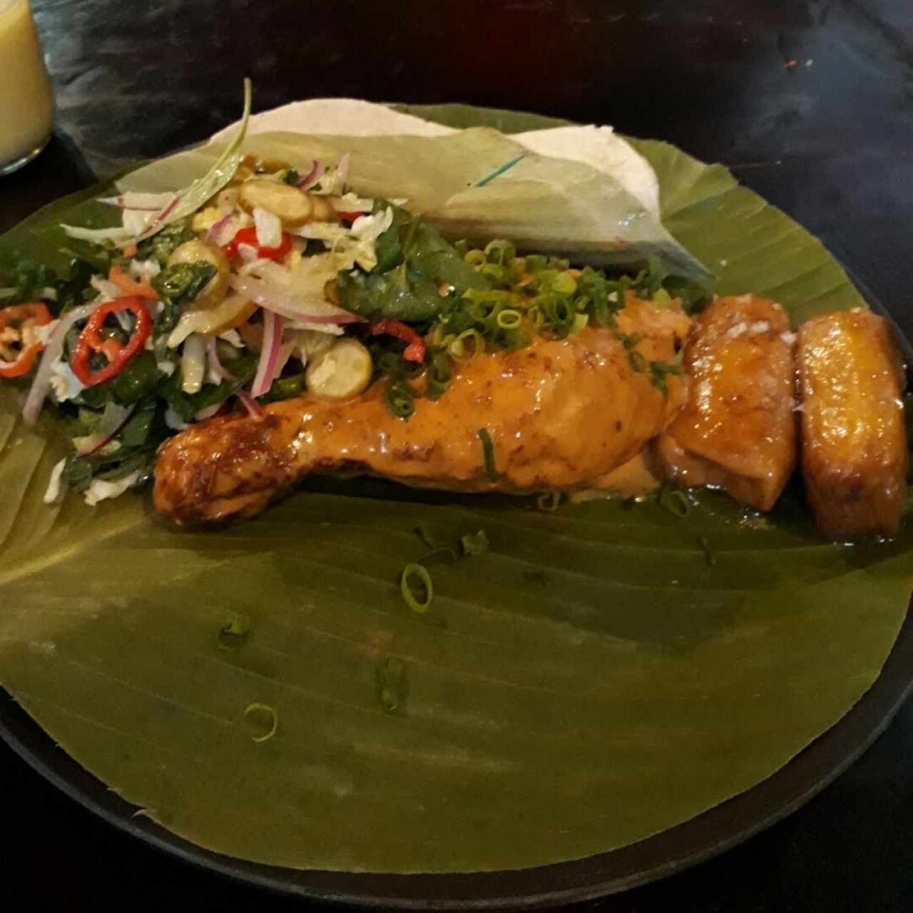 pollo en salsa buffalo caribeña