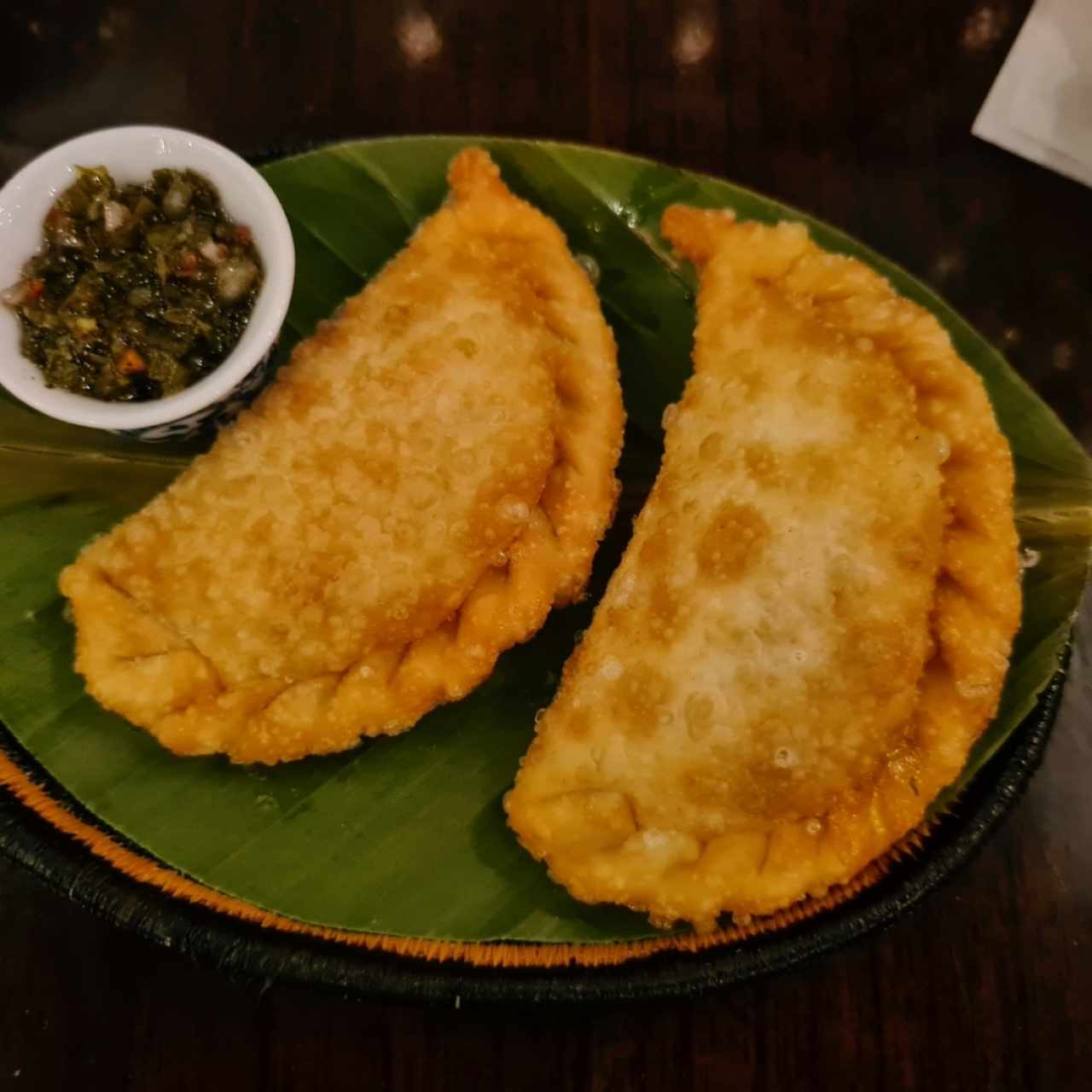 empanada de pescado y queso