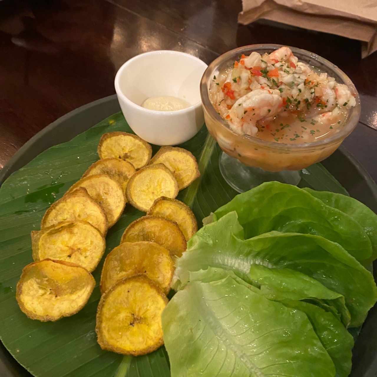 ceviche de camarones 