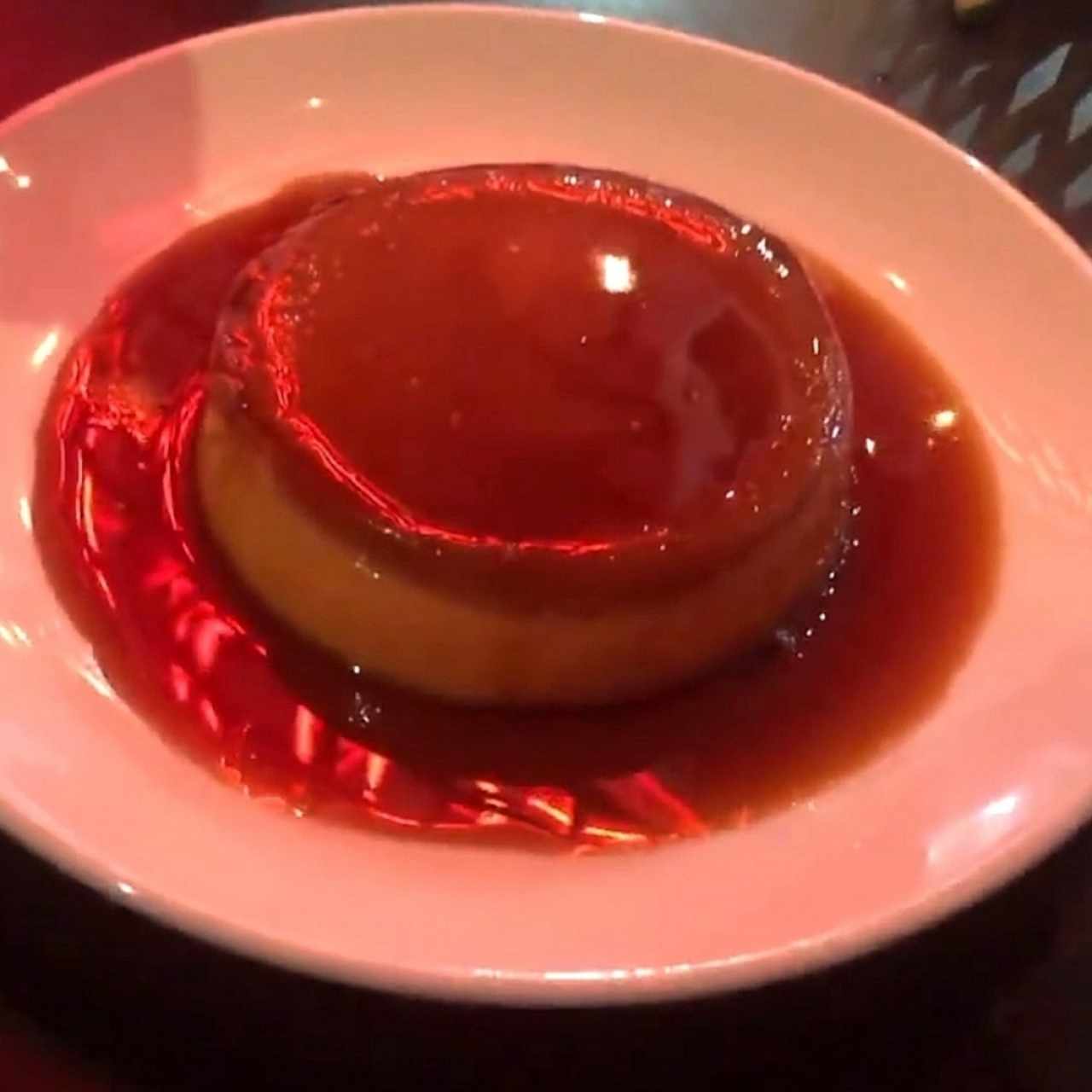 Flan de la casa