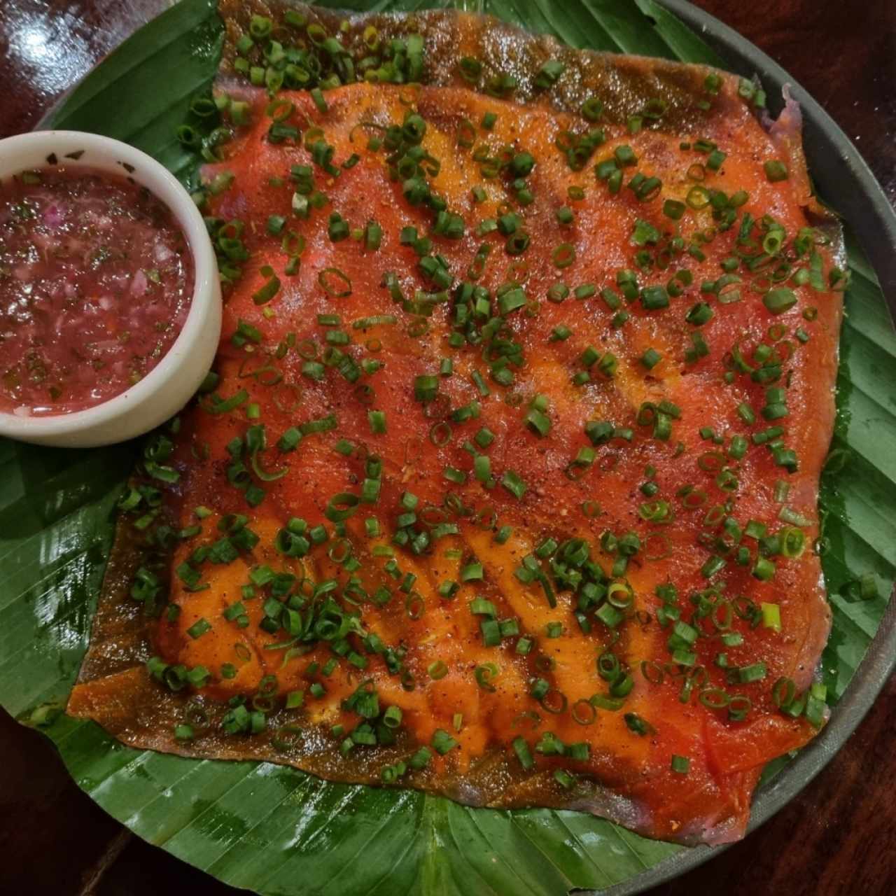 Carpacho de Atún con yuca