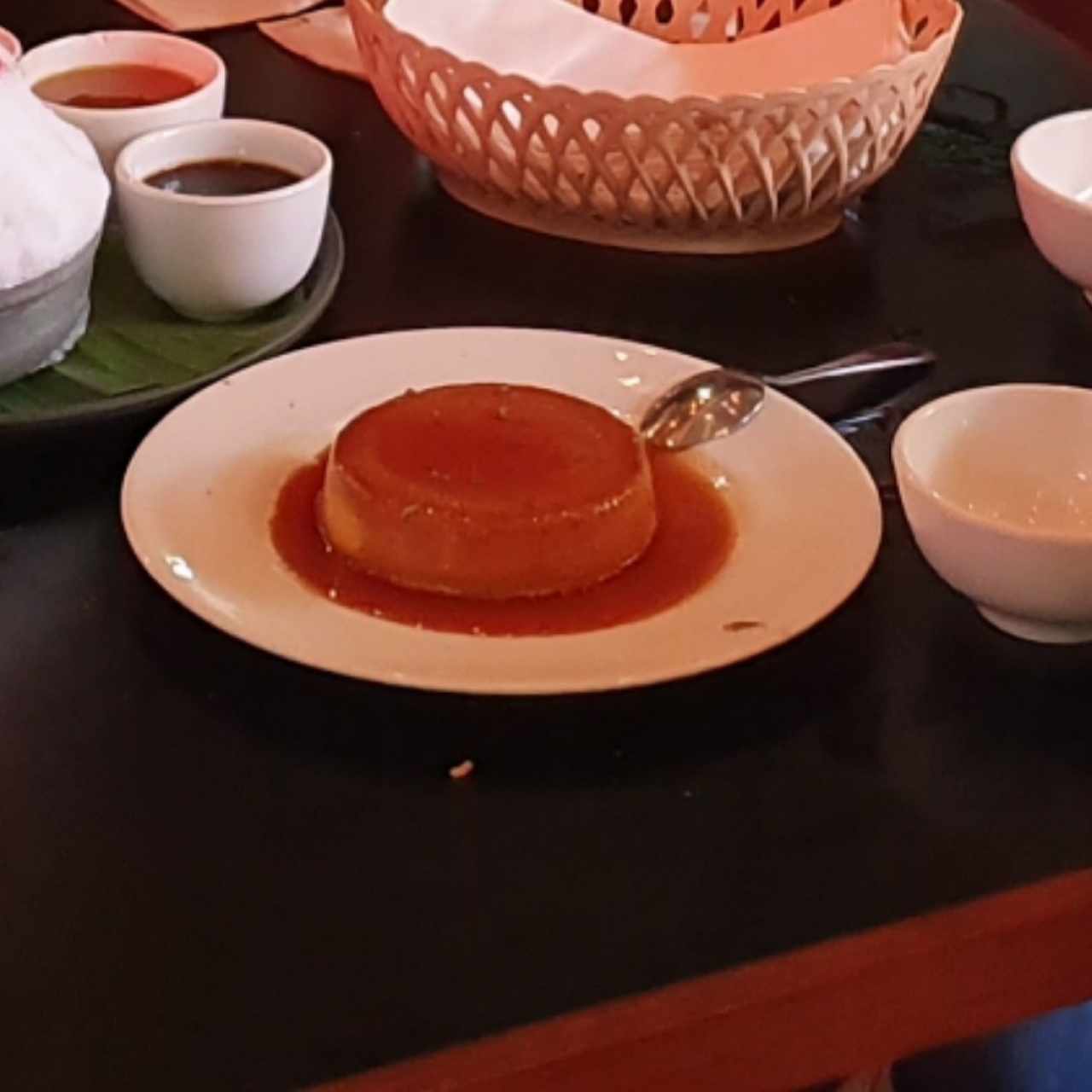 Flan de la casa