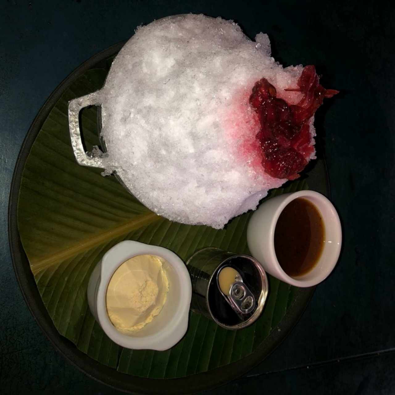 postre , raspado de maracuyá 