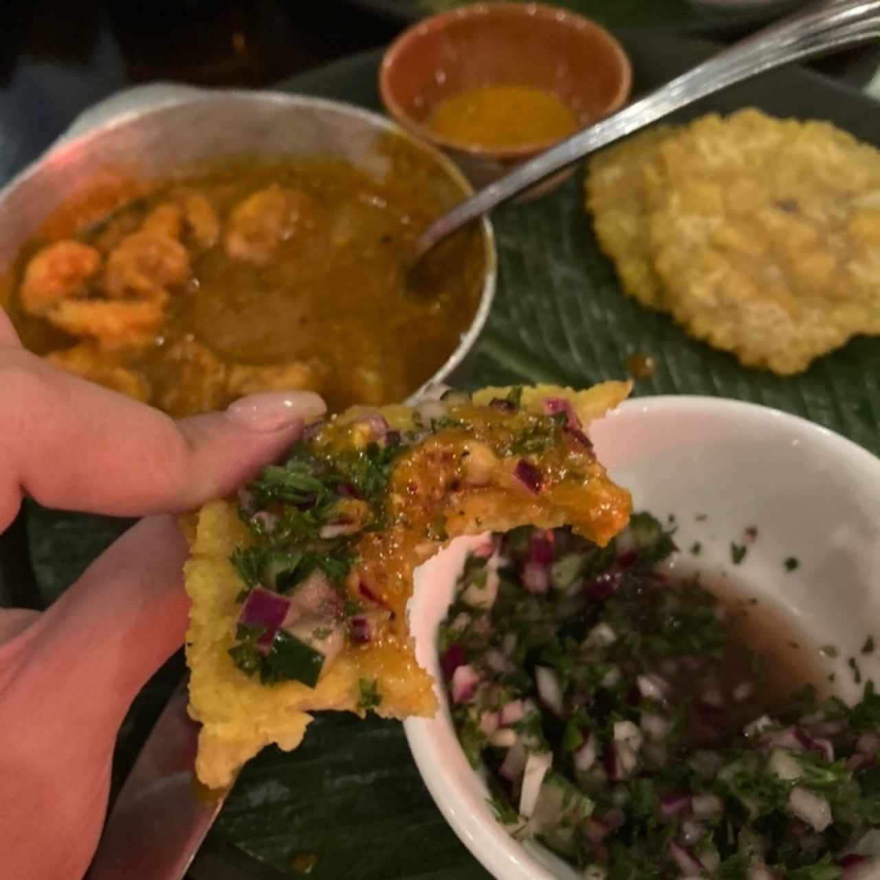 canarones al curry 