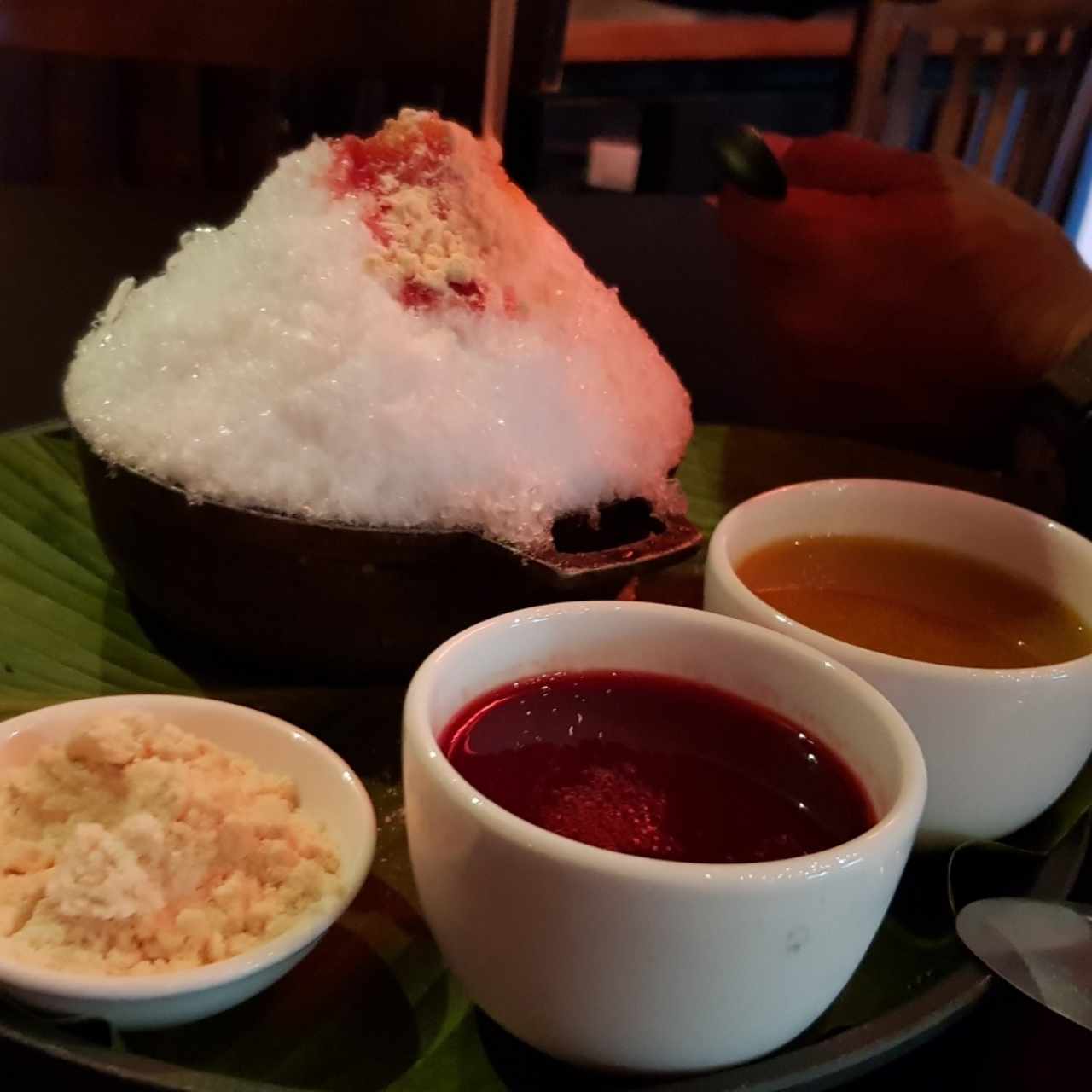 Raspado de maracuya y mora