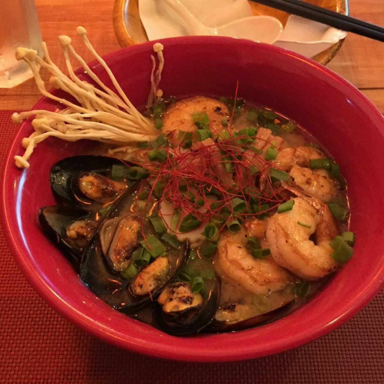 Ramen de mariscos