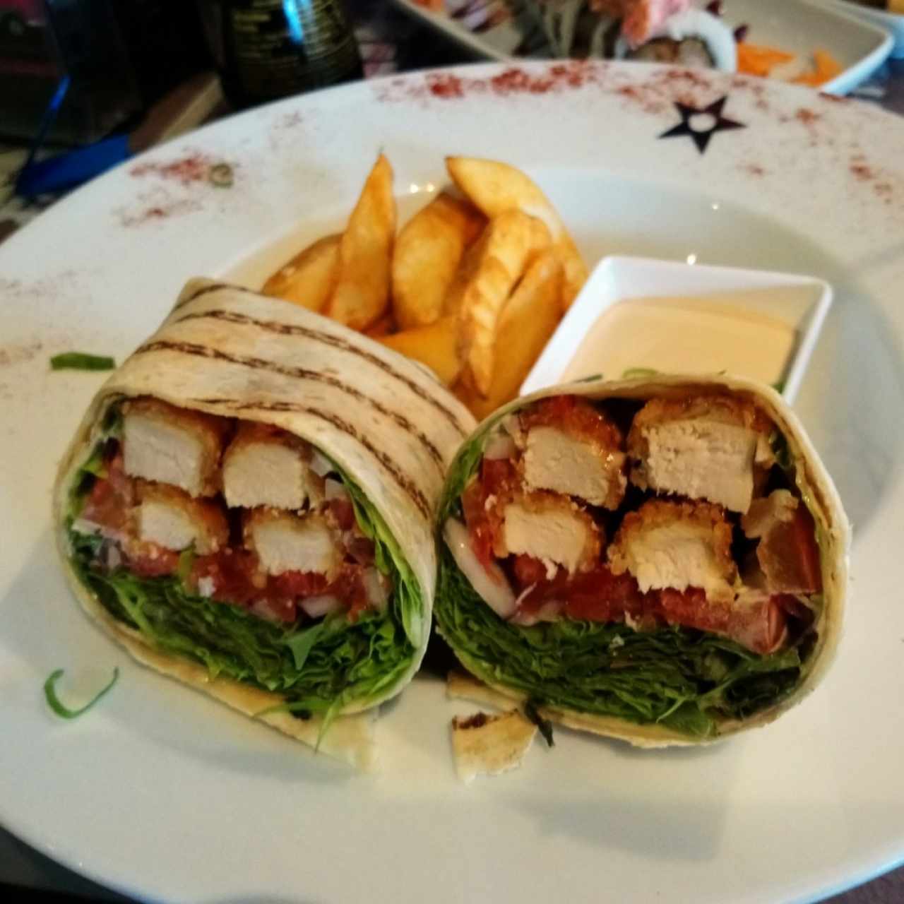 Wrap de Pollo Thai