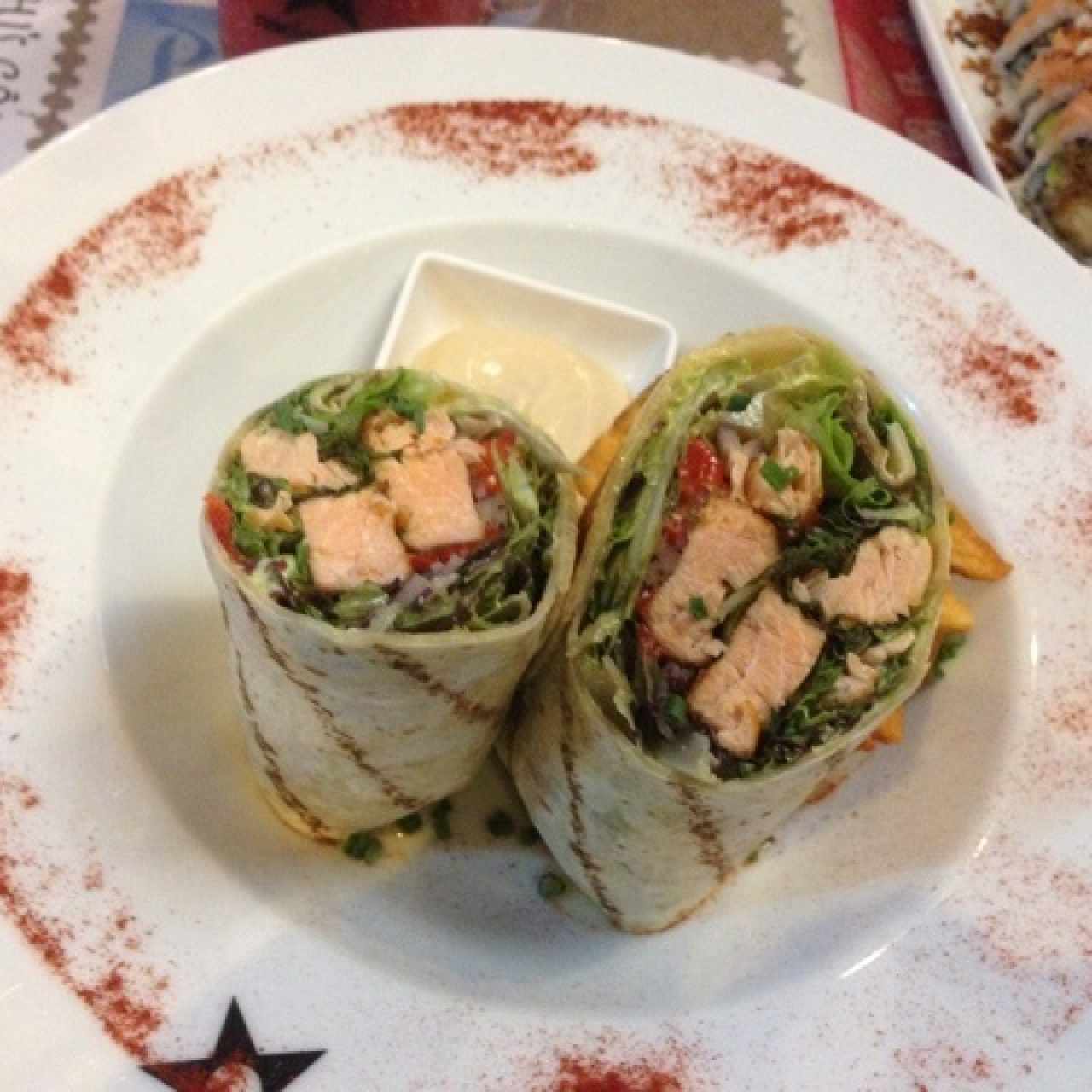 wrap de salmón