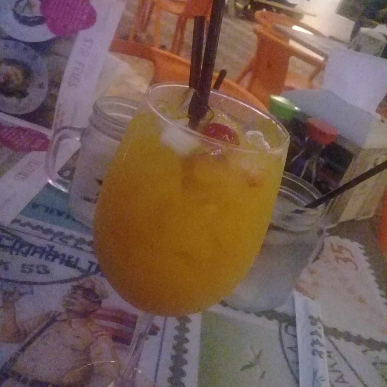 Seductores cocteles - Sangría de mango