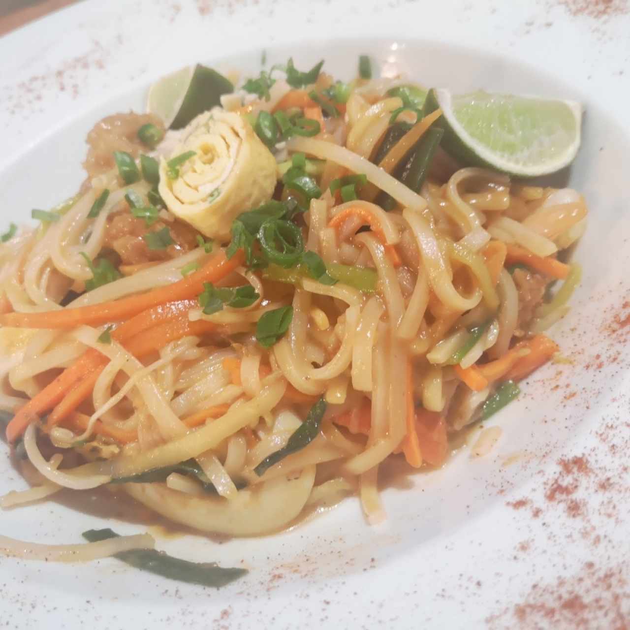 Phad Thai de Mariscos