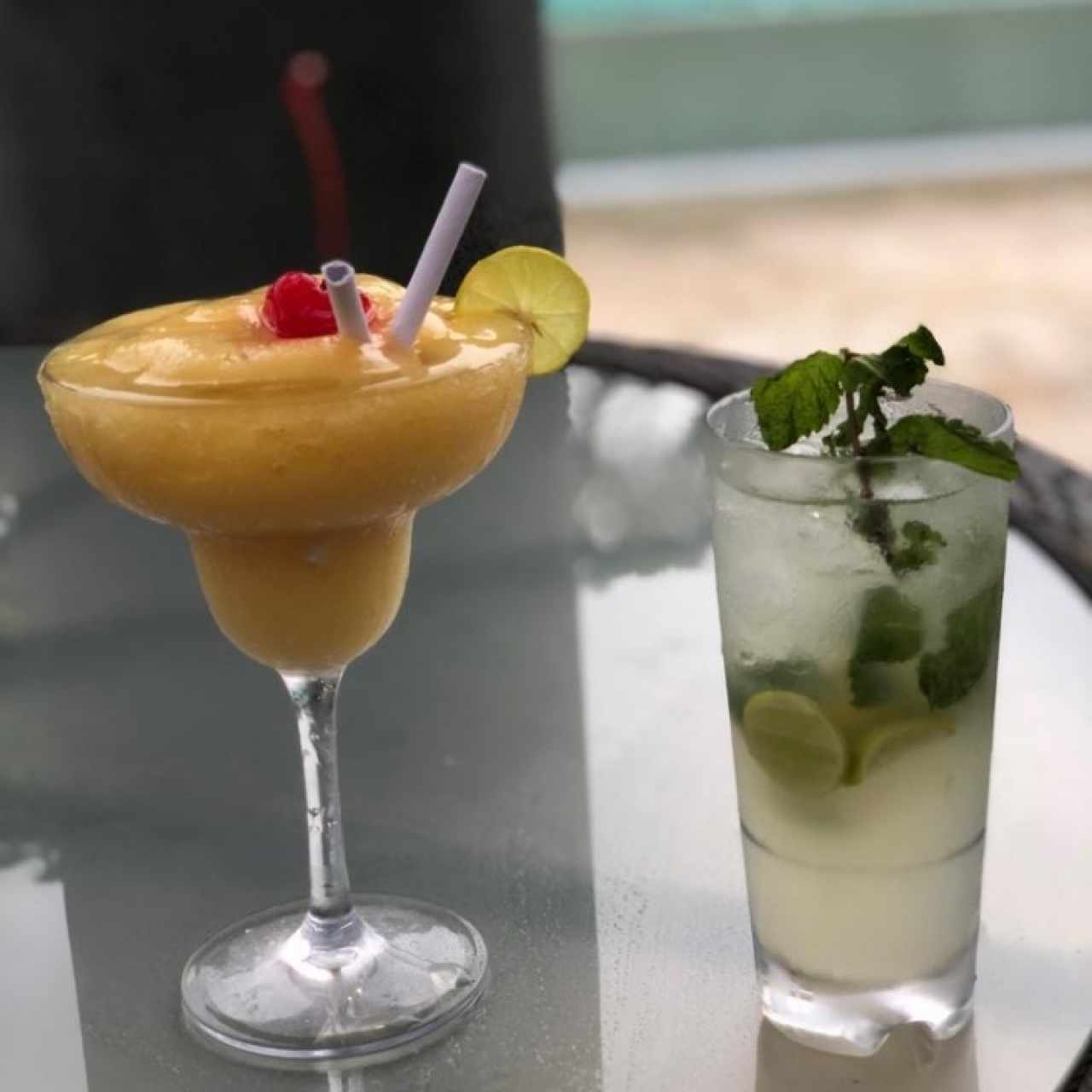 Margarita de Maracuya y Mojito