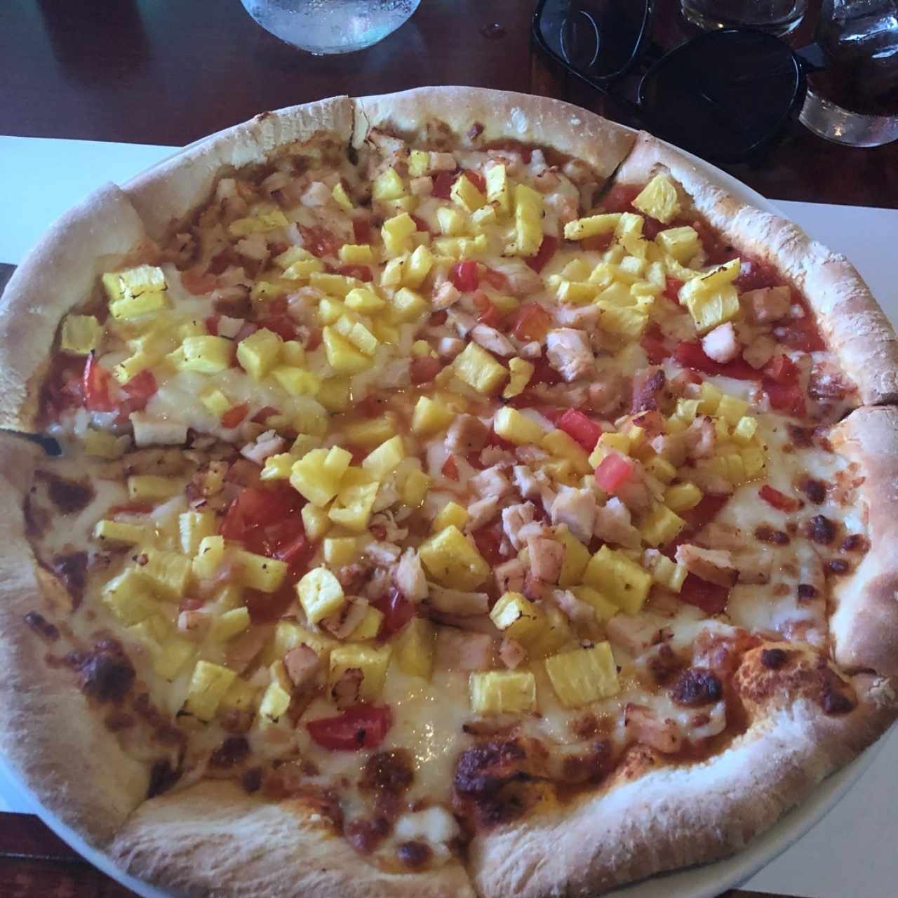 Pizza Hawaiana de Pollo