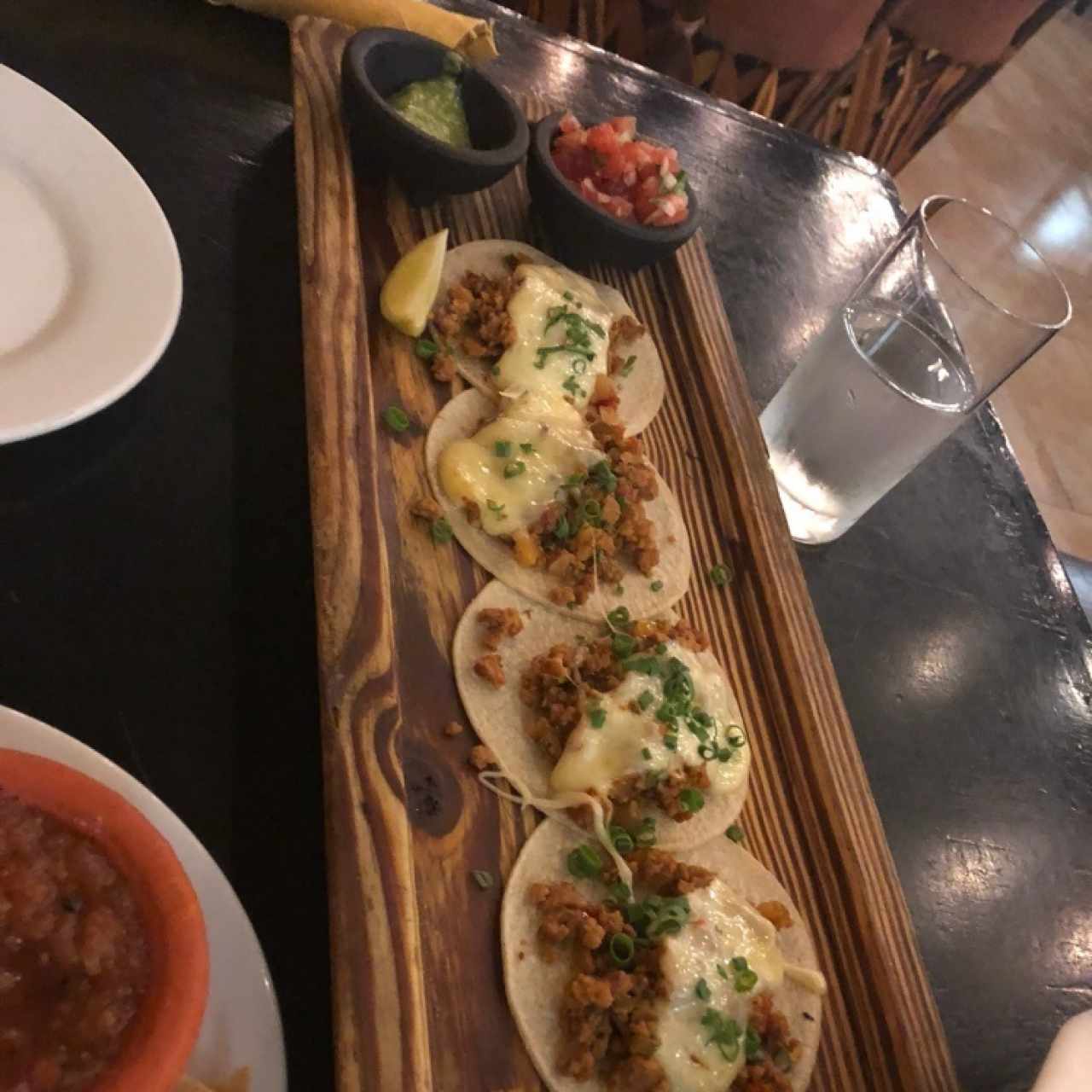 tacos de chorizo