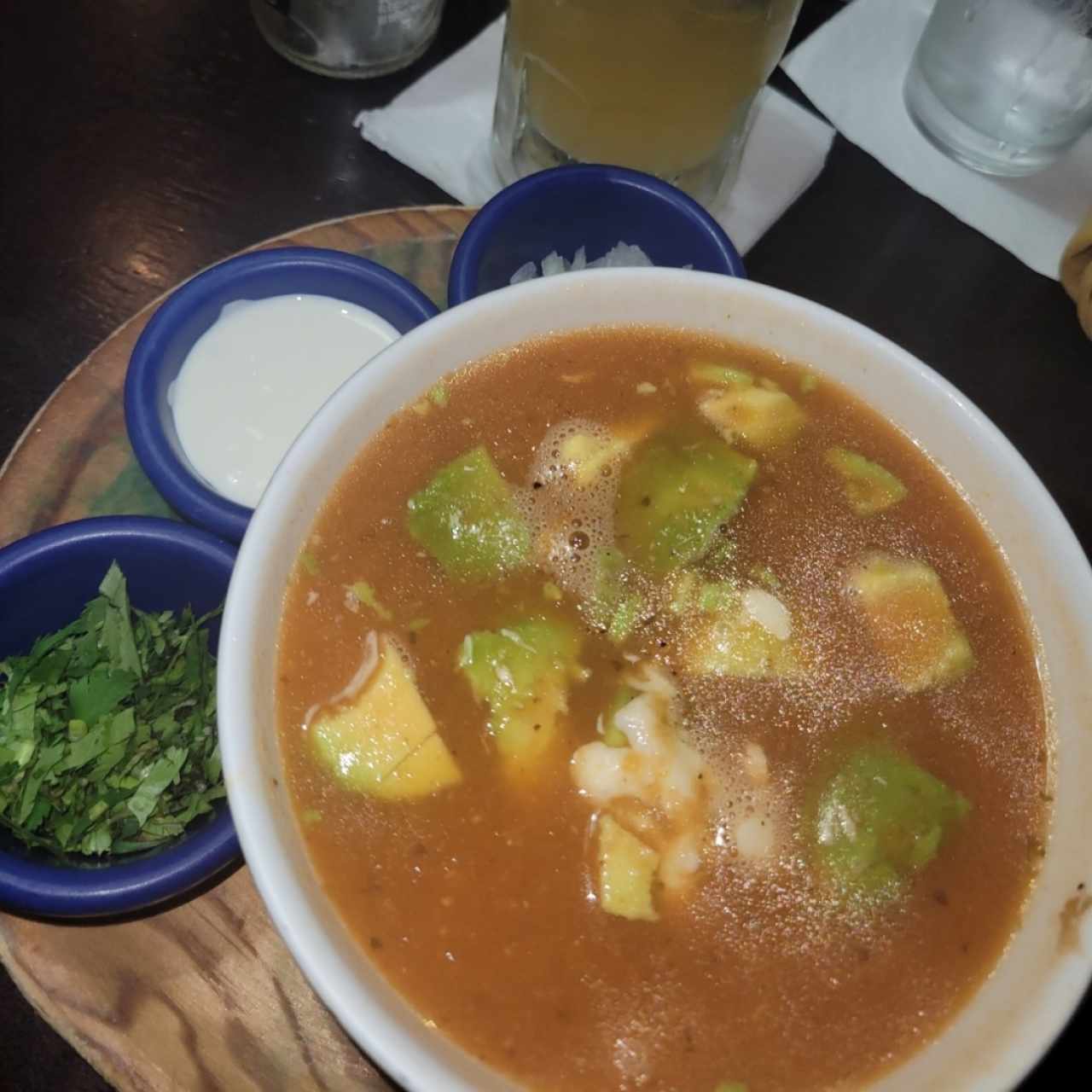 Sopas - Sopa Aztecay una corona bien fria