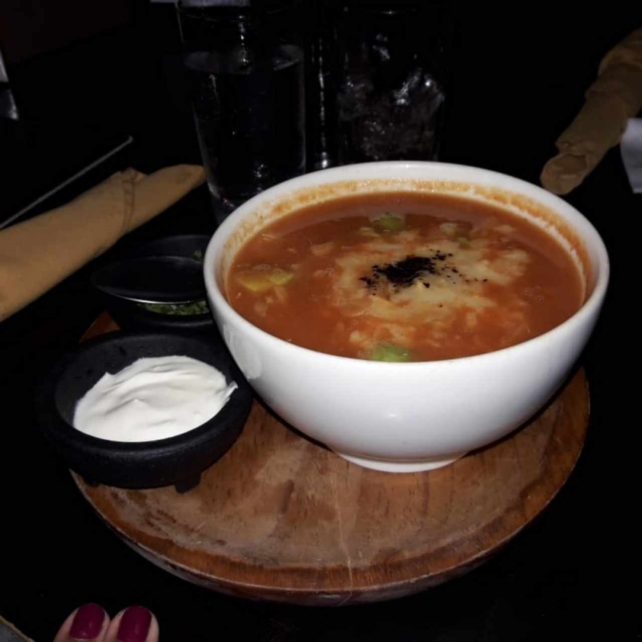 sopa azteca