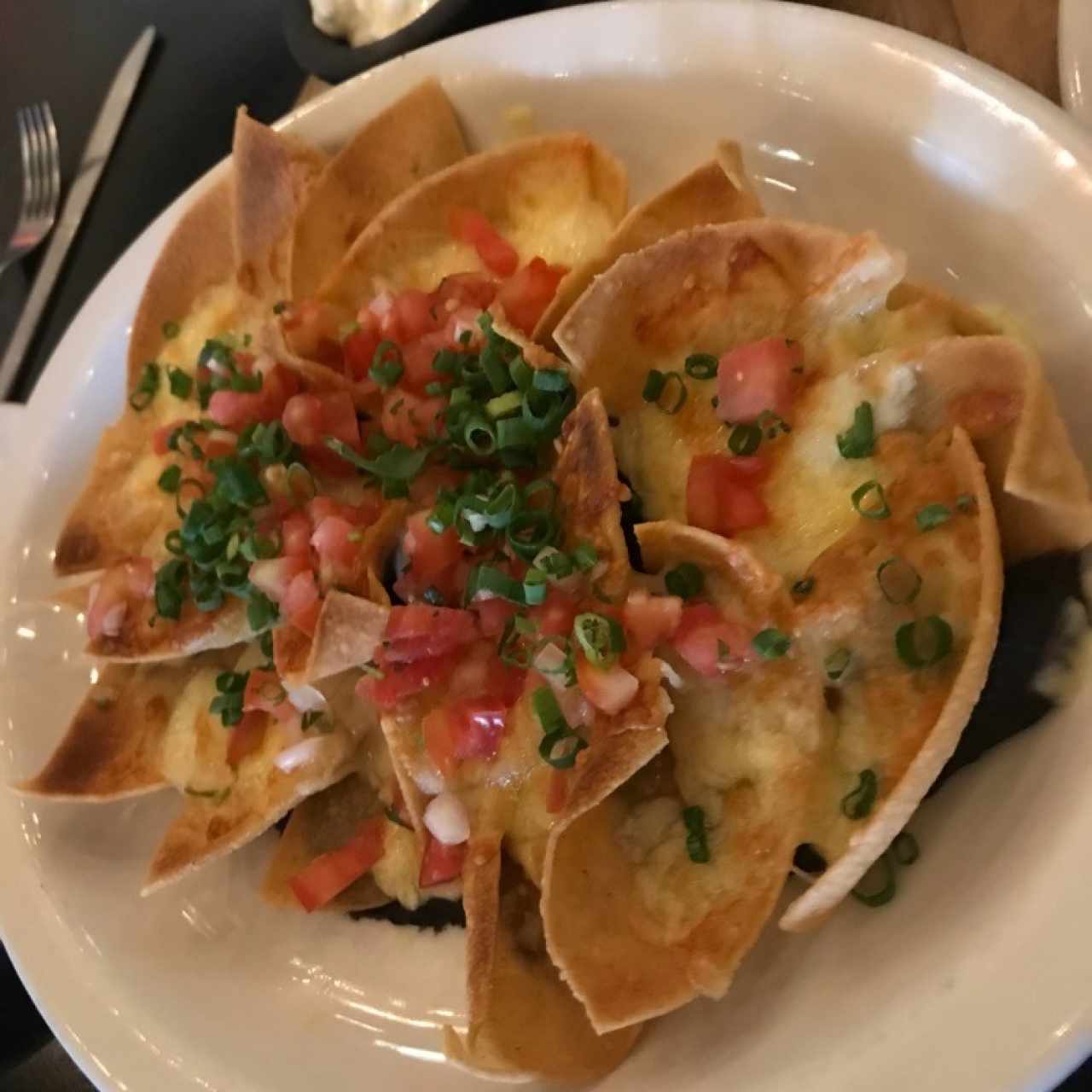 nachos gratinados