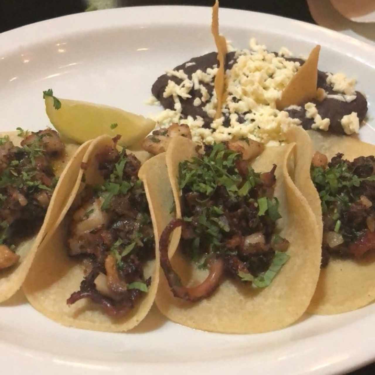 Tacos de pulpo