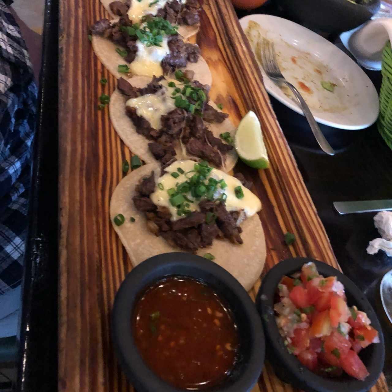 Tacos de arrachera