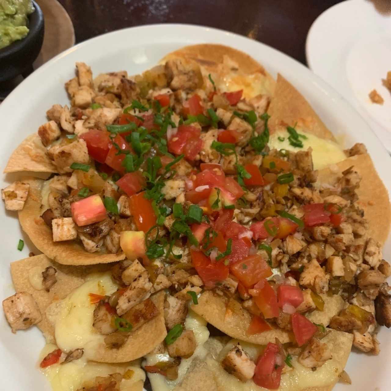 Nachos con pollo