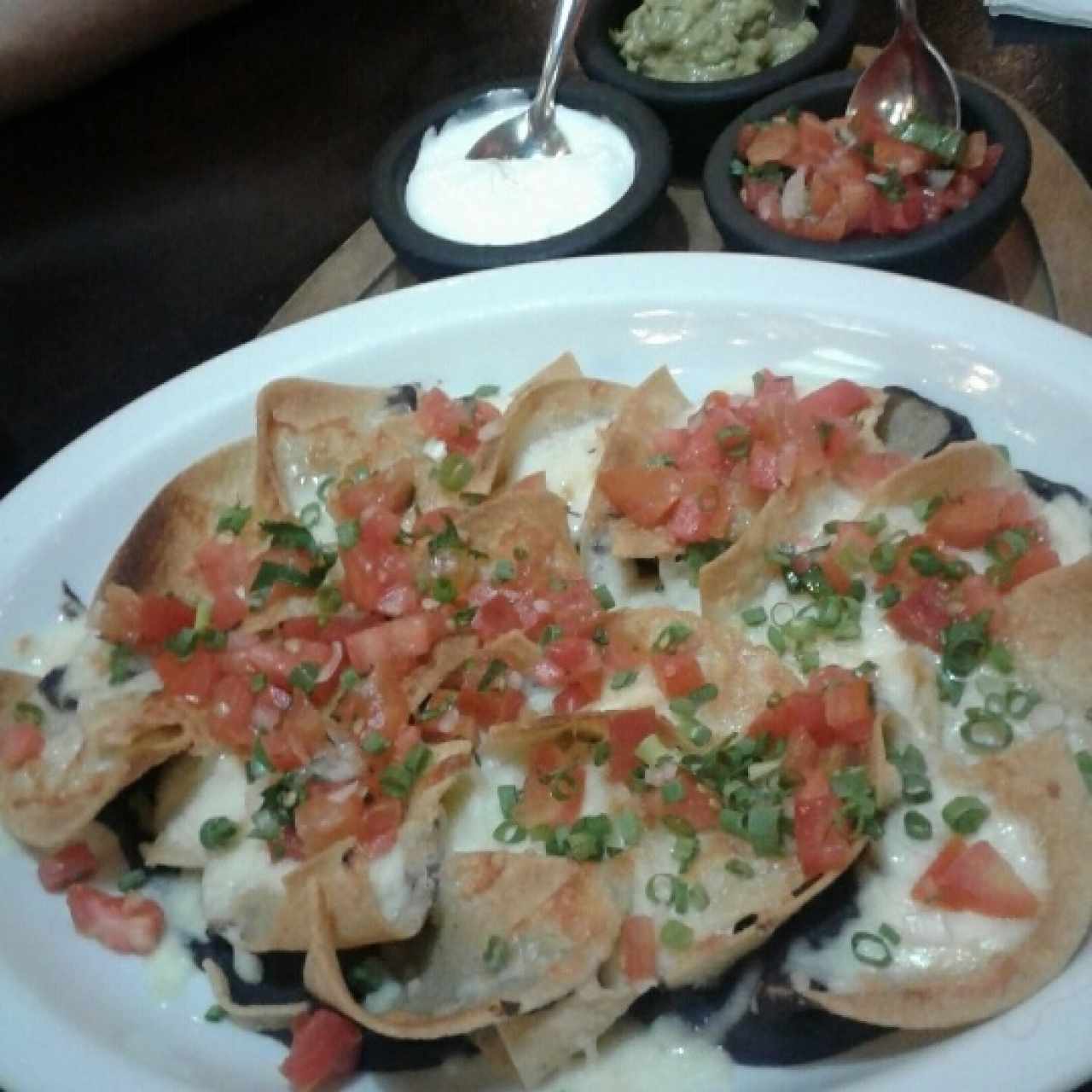 Nachos 3 quesos