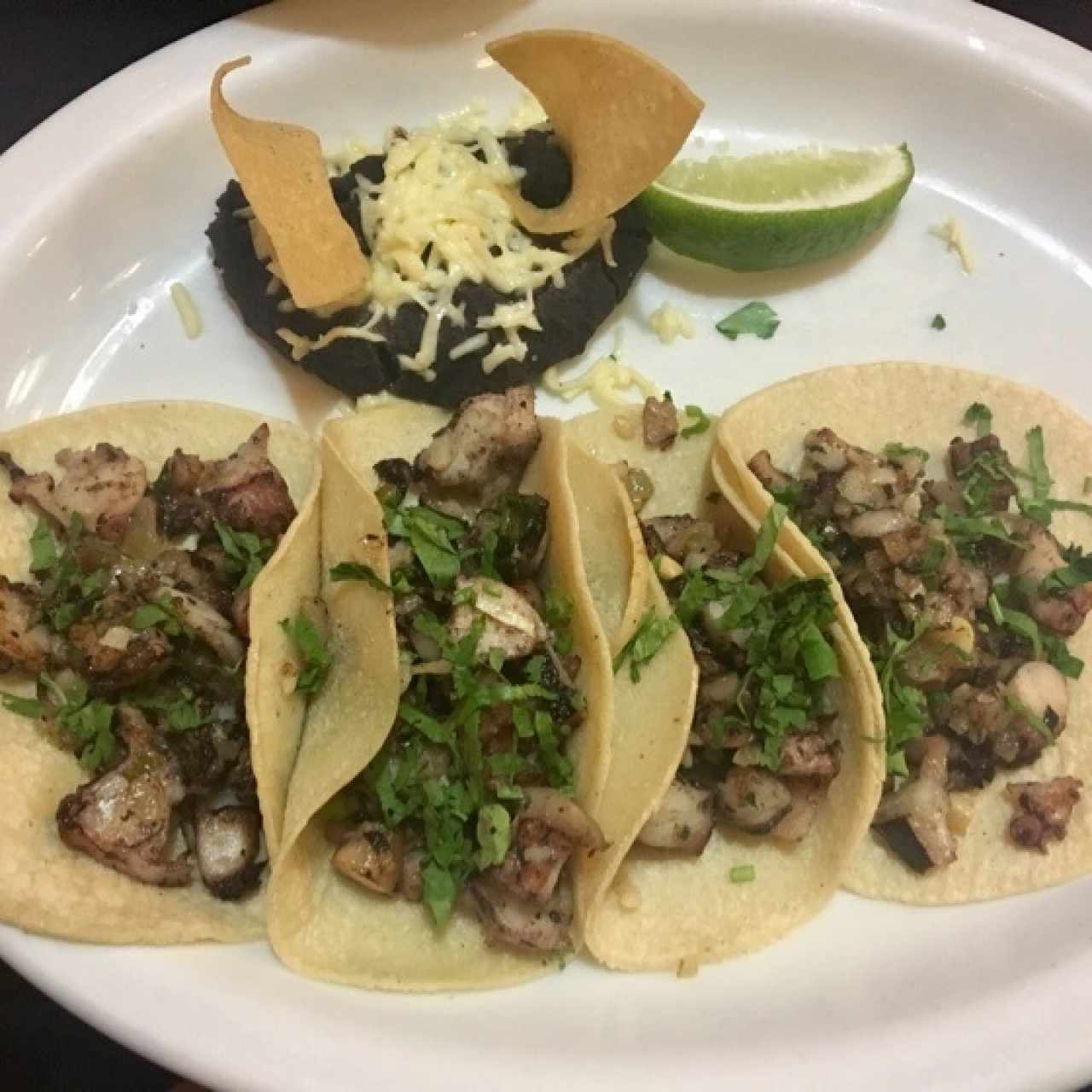 Tacos de pulpo