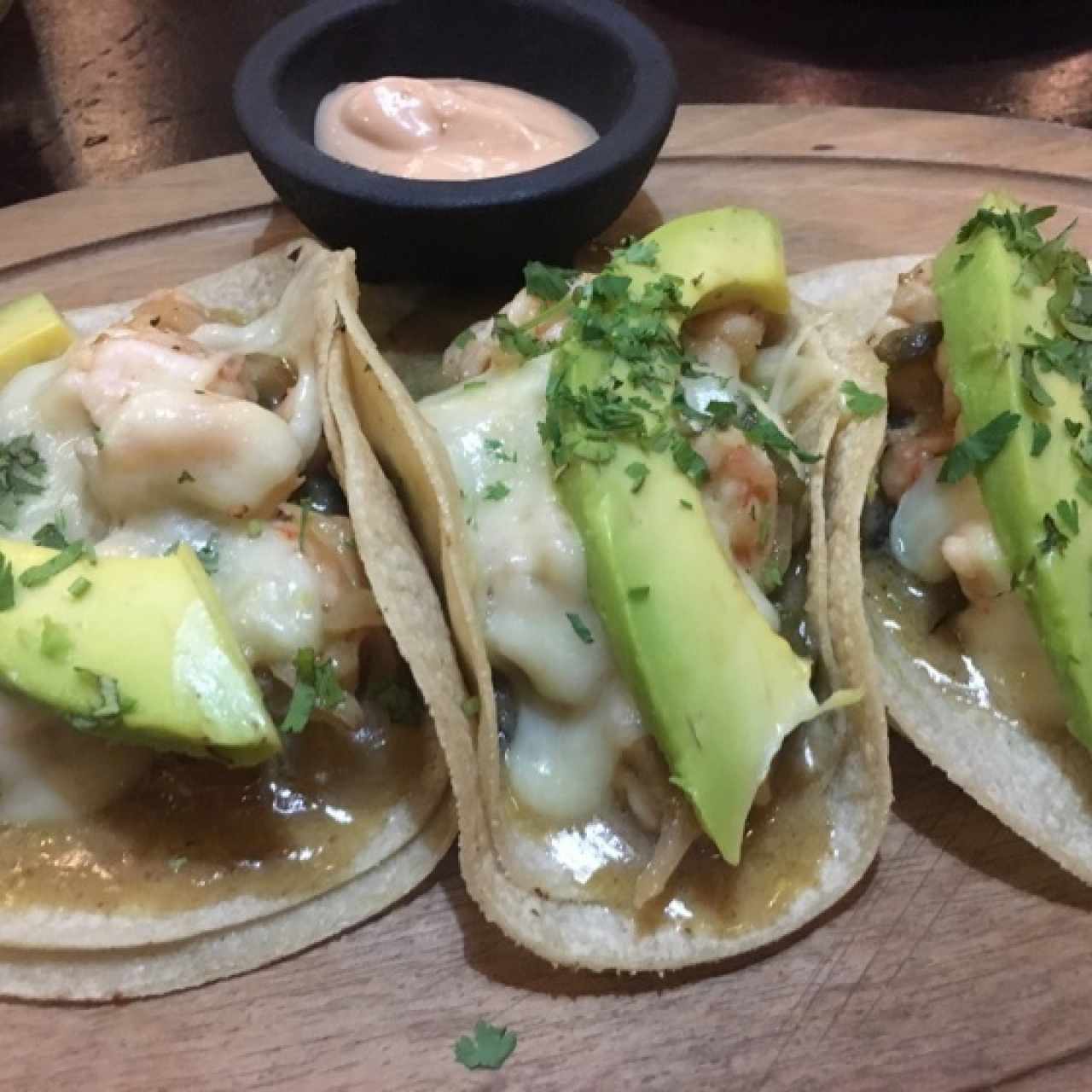 tacos de camarones