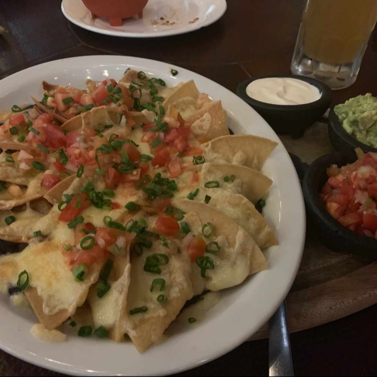 nachos con chile