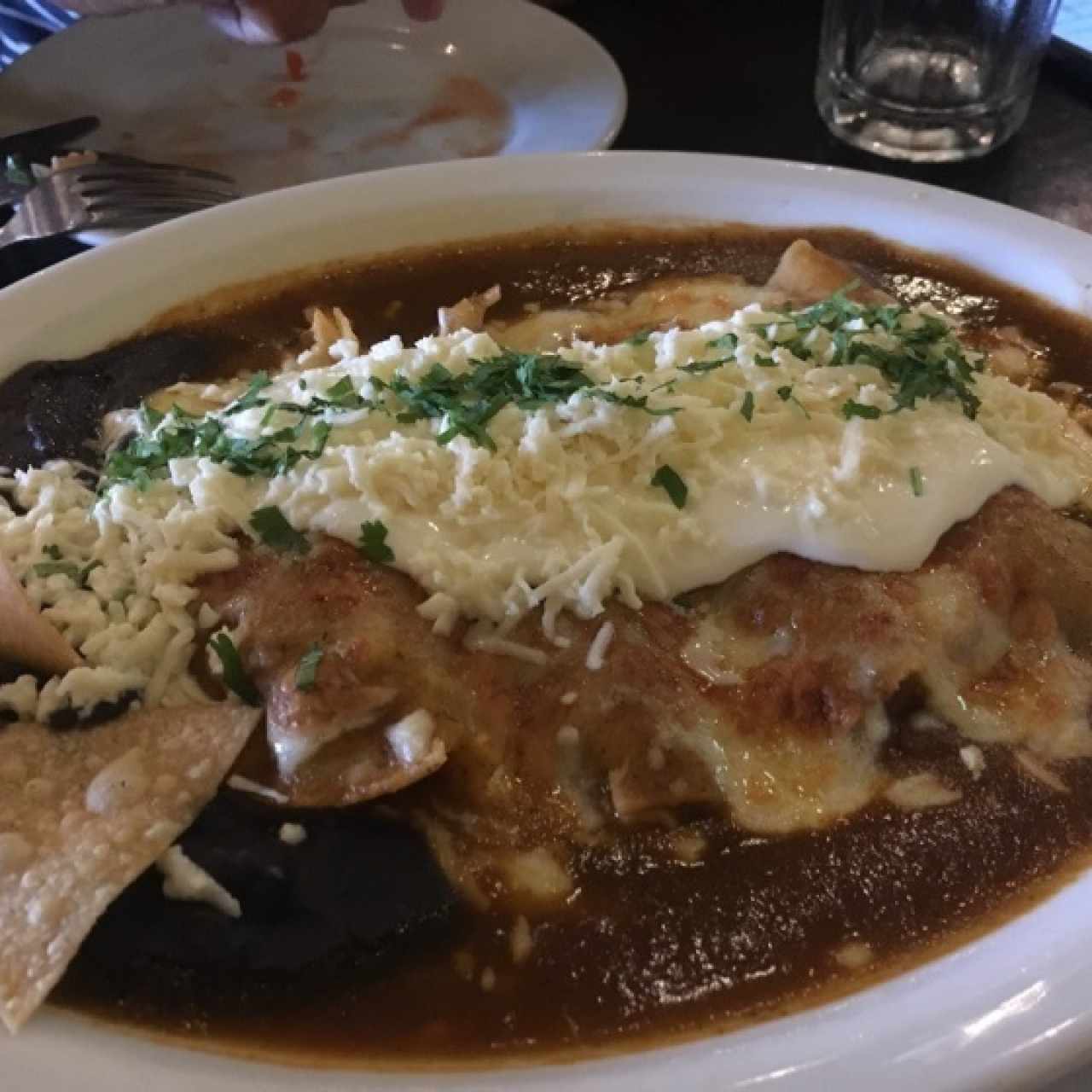 Enchiladas de pollo 