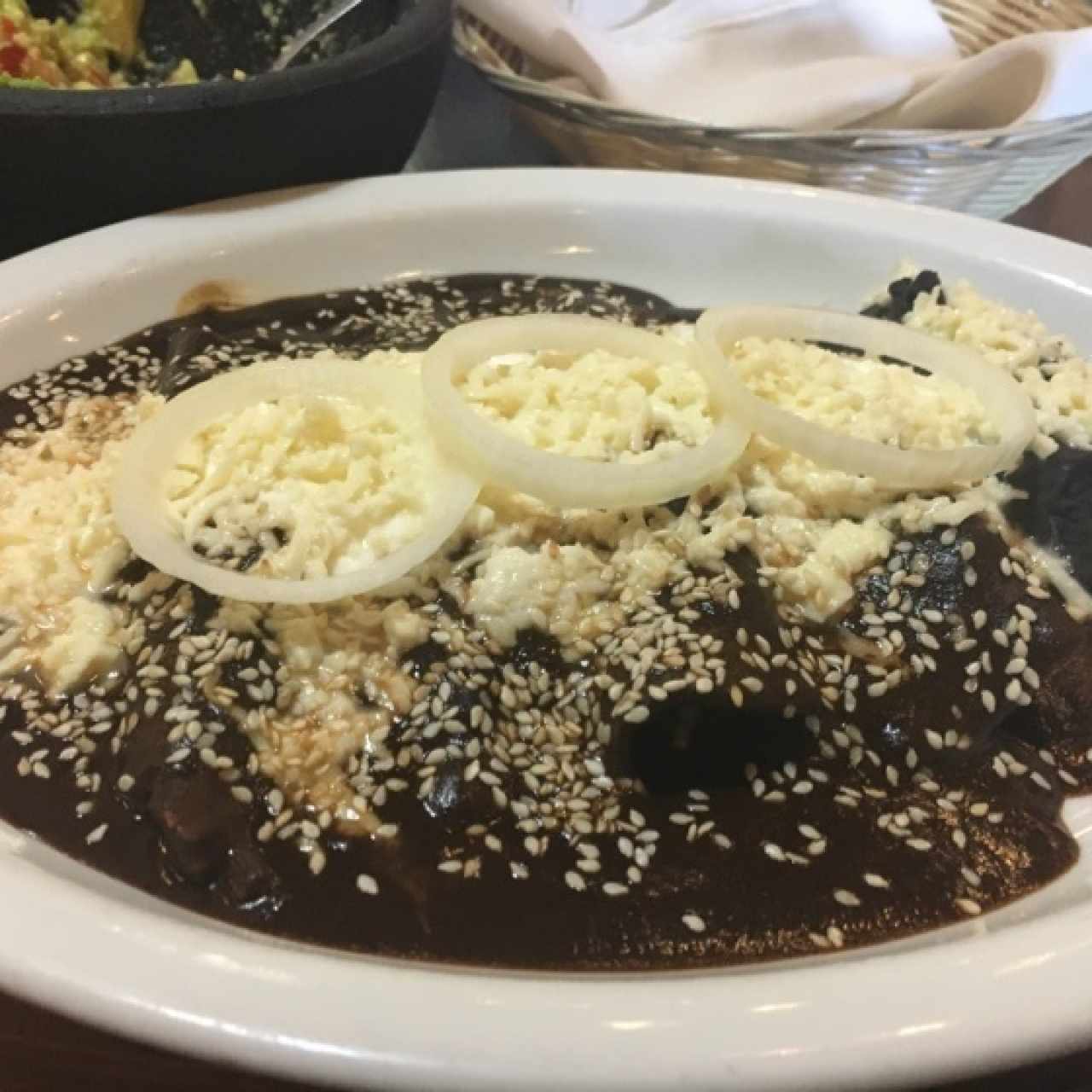 enchiladas de mole poblano