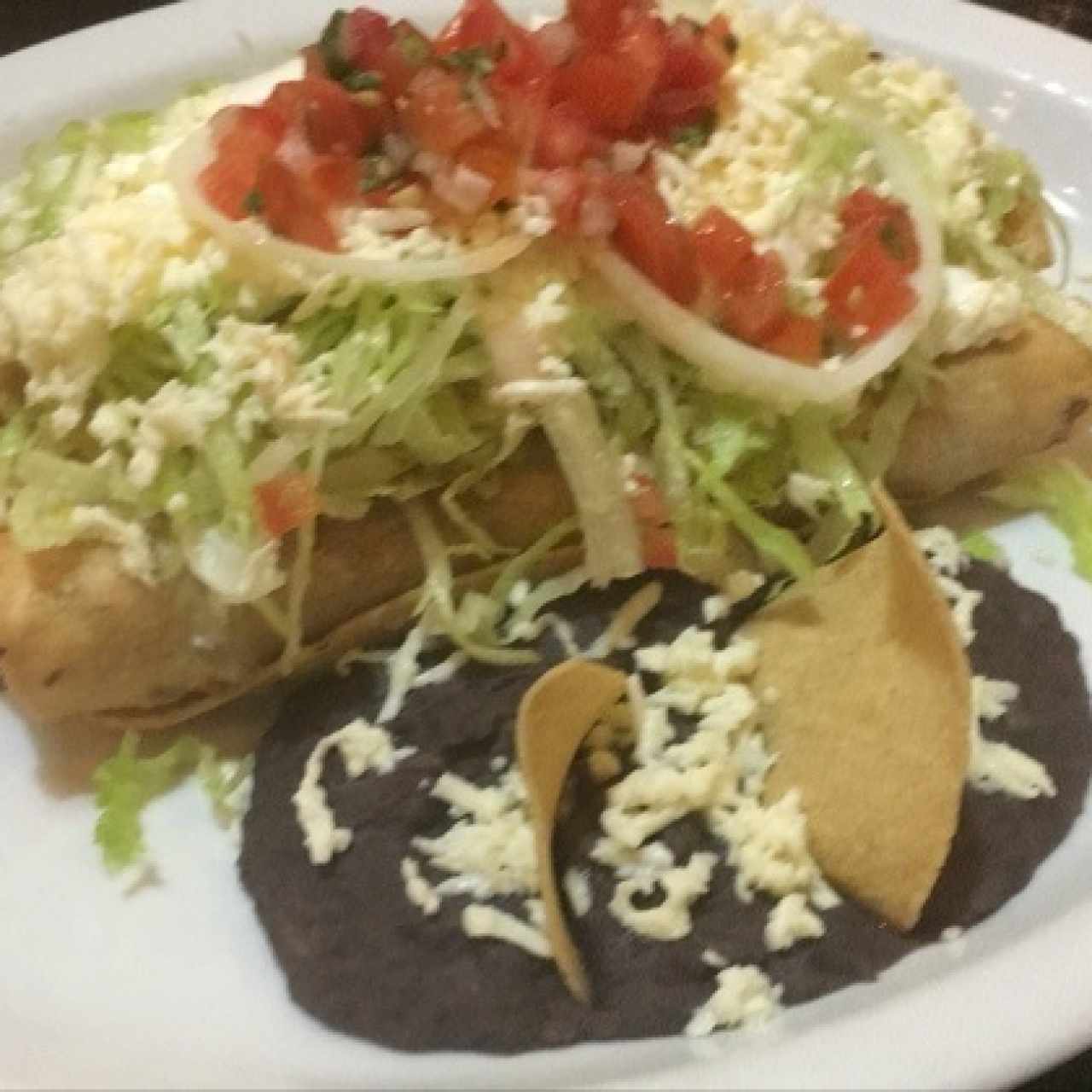 Flautas de carne