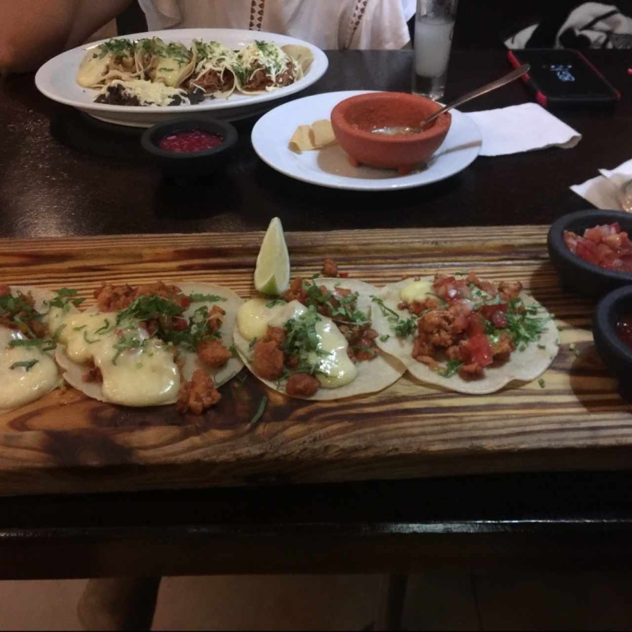 tacos de chorizo