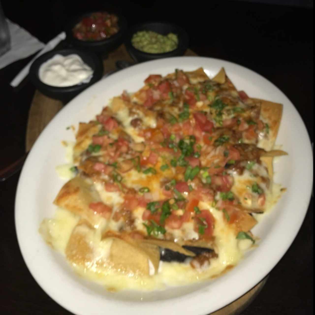 Nachos 3 quesos