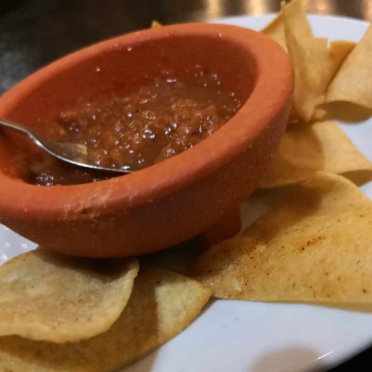 nachos de cortesía 