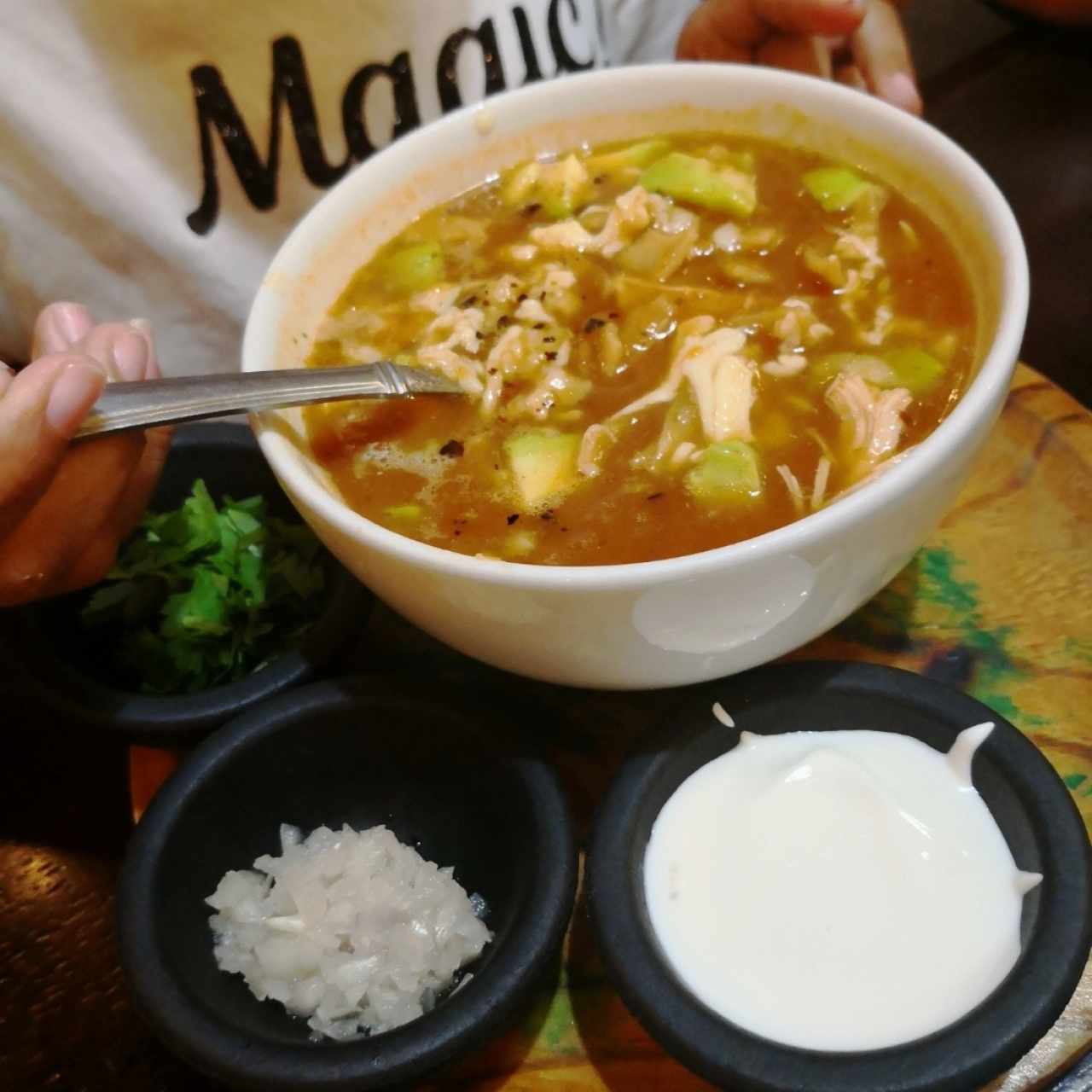 sopa azteca pequeña 