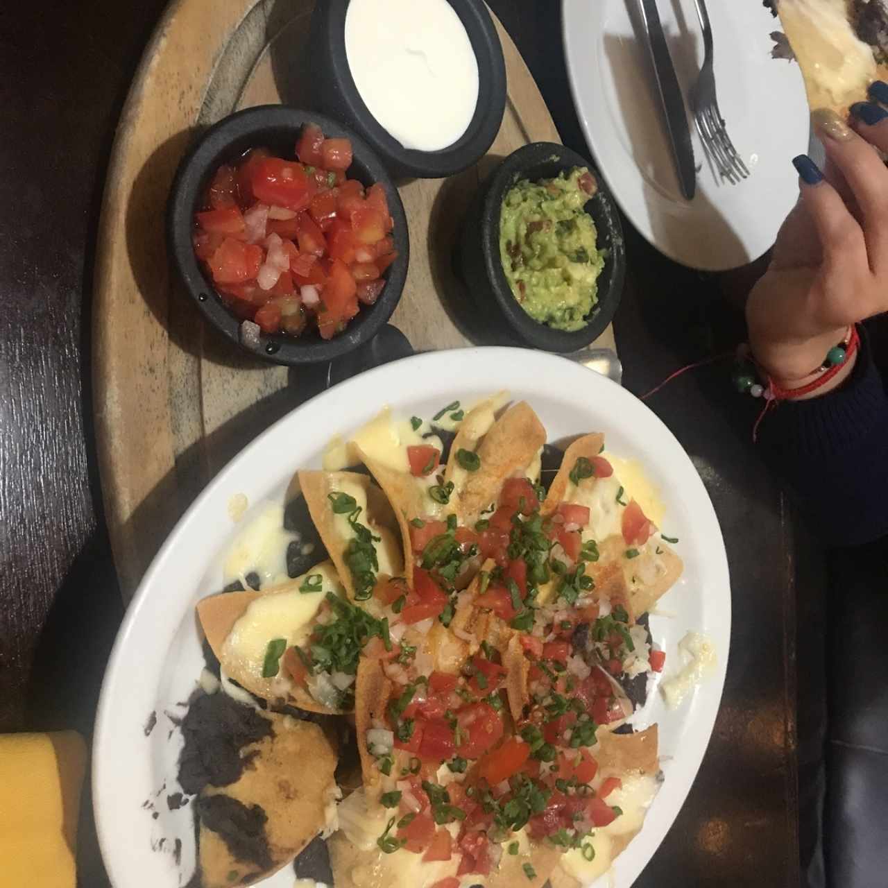 nachos 3 quesos