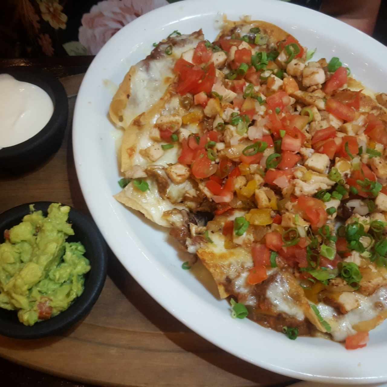 Nachos 3 quesos 