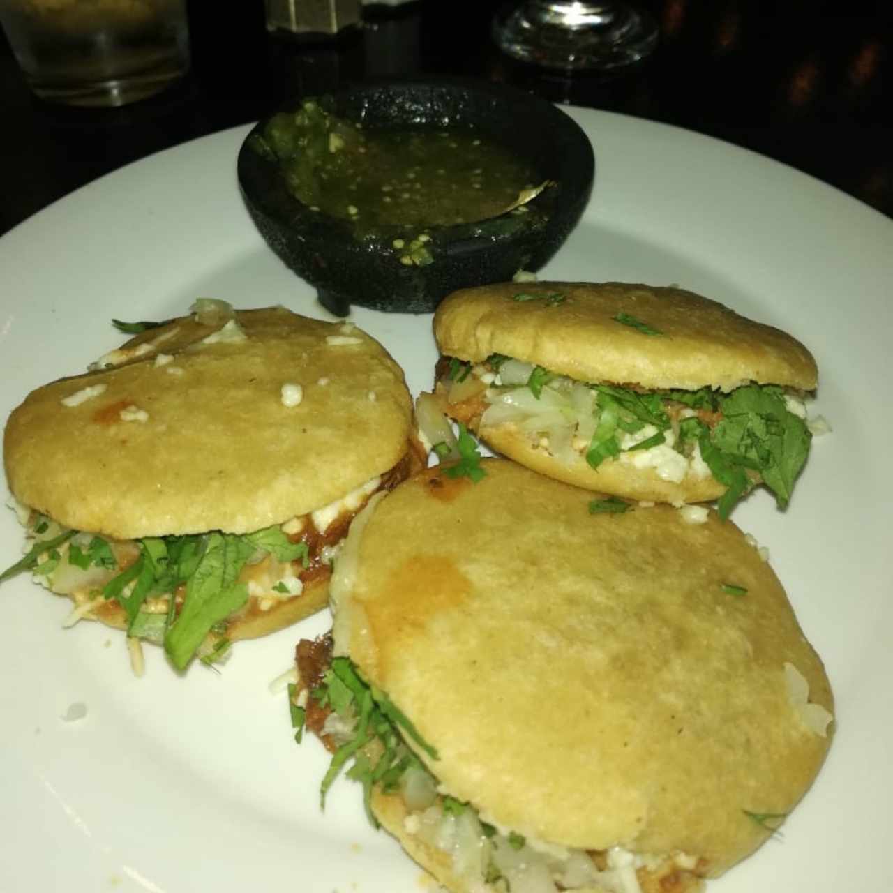 Gorditas (eran 4, ya nos habíamos comido 1)