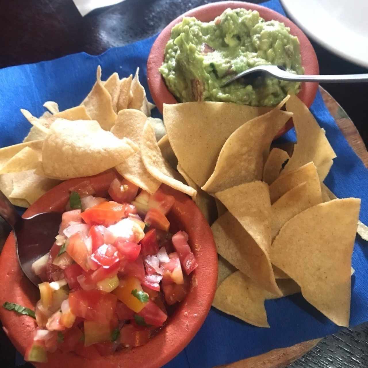 Guacamole y pico de gallo