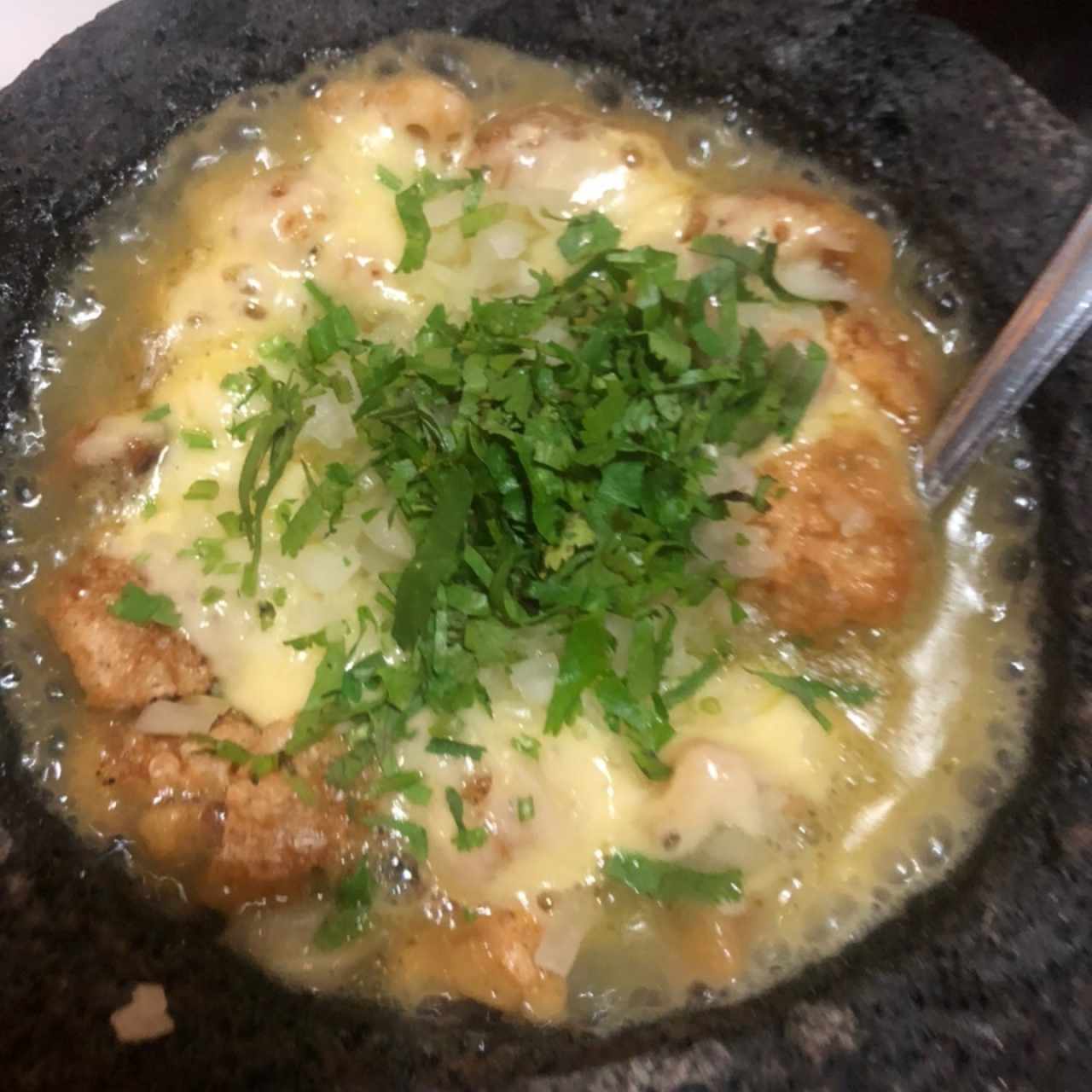 Queso Fundido con Chicharrón 👌🏼