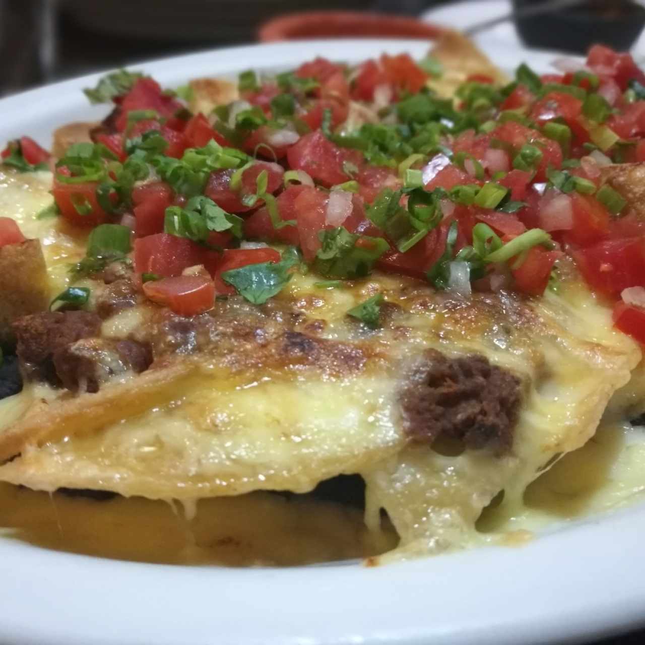 Nachos de carne 