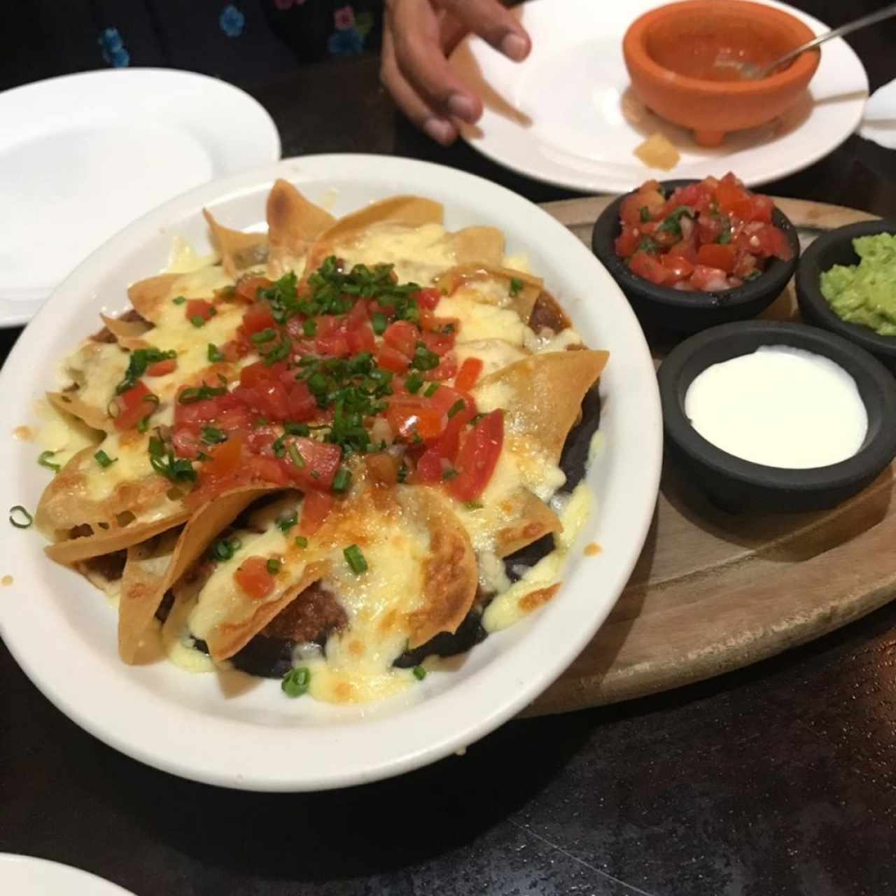 machos con carne molida y porotos