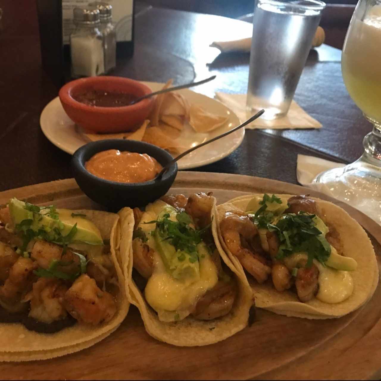 Tacos de Camarones 