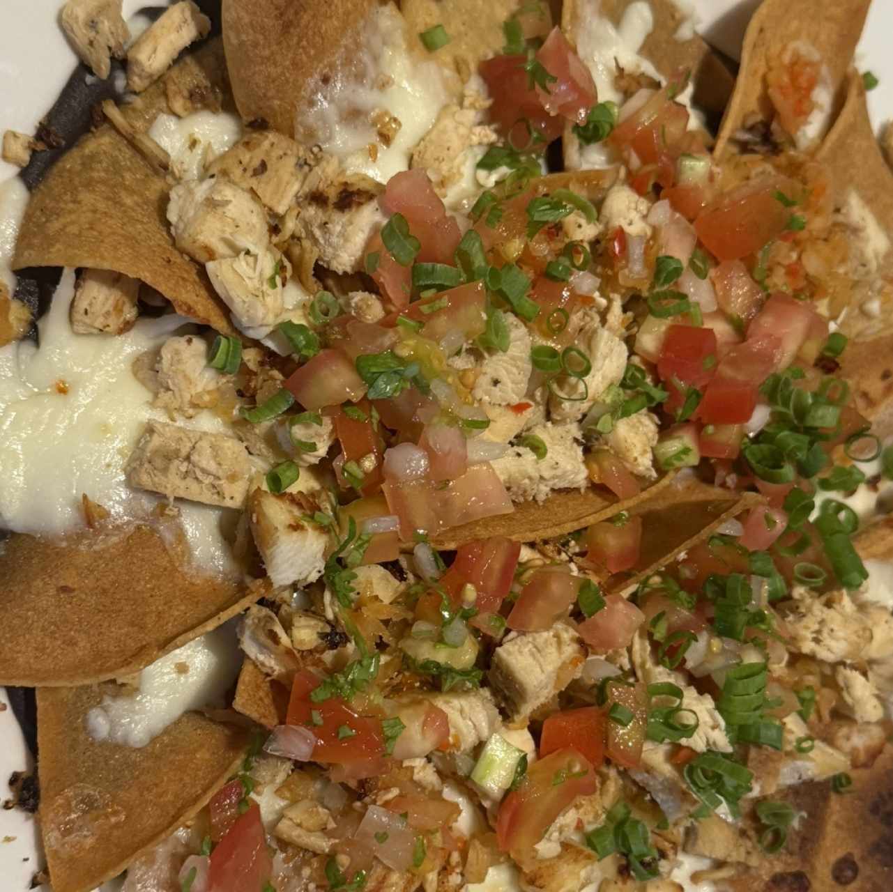 Nachos de pollo