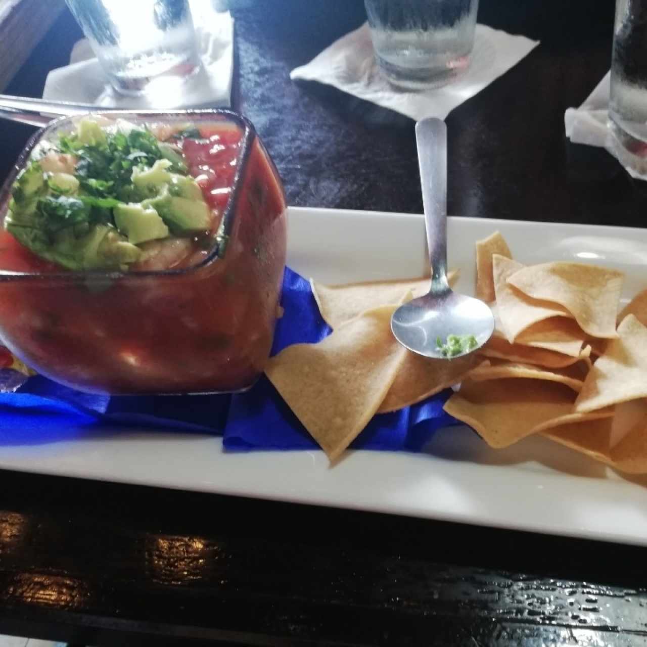 ceviche de langostinos